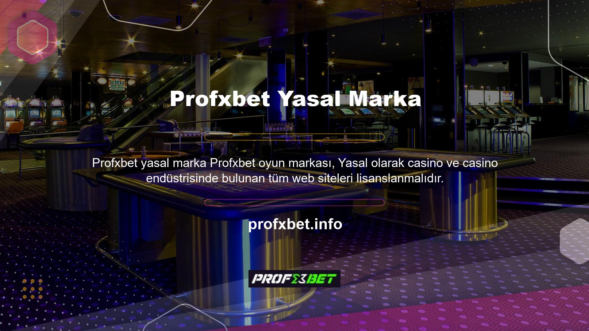 Profxbet lisanslı çevrimiçi casino ve casino sitelerinin üyelerine hitap eden bir platformdur